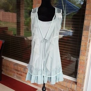 A'reve Anthropologie 2 Piece Tulle Dress